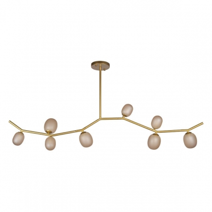 Подвесная люстра Loft IT Sakura 10212/8L Gold для спальни, цвет золотой,  в стиле модерн