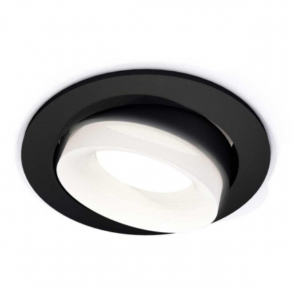 Комплект встраиваемого спота Ambrella light Techno Spot XC (C7652, N7165) XC7652084 для спальни, цвет черный
