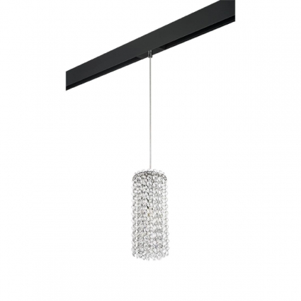 Трековый светильник Lightstar Cristallo (795324+595007) PRO795324 для кухни, цвет хром,  в стиле арт-деко