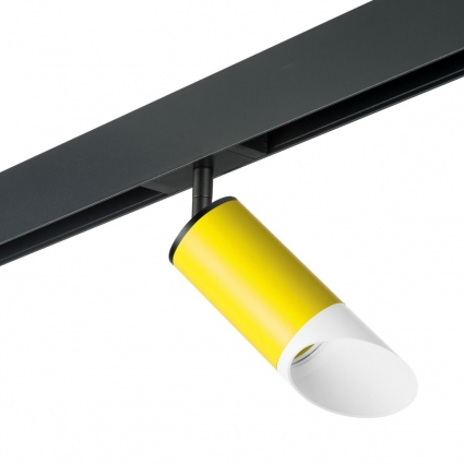 Трековый светильник Lightstar Rullo (214433+595057+201436) PRO43336 для экспозиции, цвет желтый,  в стиле Хай-тек