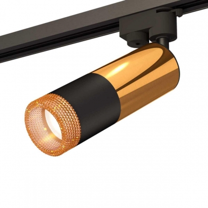 Комплект трекового светильника Ambrella light Track System XT (A2521, C6327, A2010, C6302, N6154) XT6302071 для гостиной, цвет черный