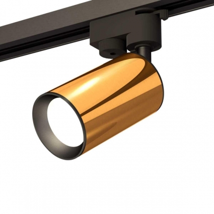 Комплект трекового светильника Ambrella light Track System XT (A2521, C6327, N6102) XT6327010 для гостиной, цвет золотой