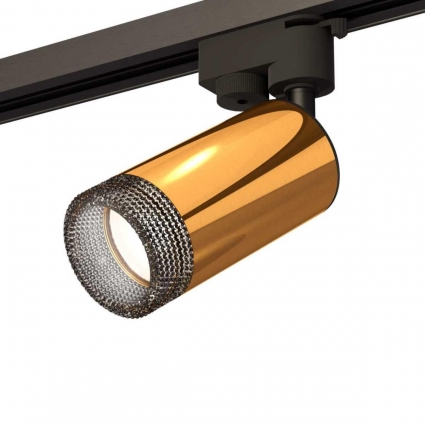 Комплект трекового светильника Ambrella light Track System XT (A2521, C6327, N6151) XT6327011 для гостиной, цвет золотой