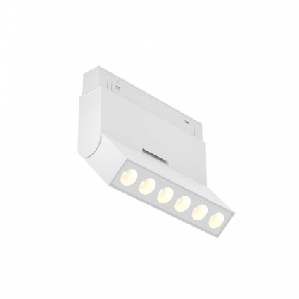 Трековый светодиодный светильник Maytoni Technica Points TR033-4-6W3K-M-DS-W для магазина, цвет белый,  в современном стиле