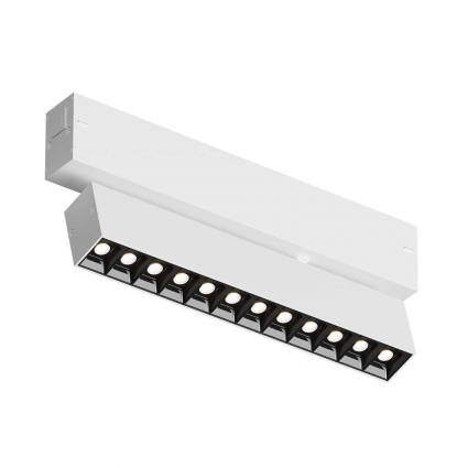 Трековый светодиодный светильник Denkirs Smart Grill DK8006-WB для гостиной, цвет белый,  в современном стиле