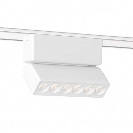 Трековый светодиодный светильник Ambrella light Track System Magnetic Ultra Slim GV1468 для офиса, цвет белый,  в стиле Хай-тек
