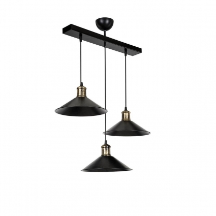 Подвесная люстра Toplight Delilah TL1606H-03BK для гостиной площадью до 9 кв.м.,  в стиле лофт