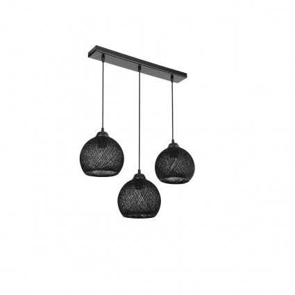 Подвесная люстра Toplight Lizbeth TL1612L-03BK для гостиной площадью до 9 кв.м.,  в стиле модерн