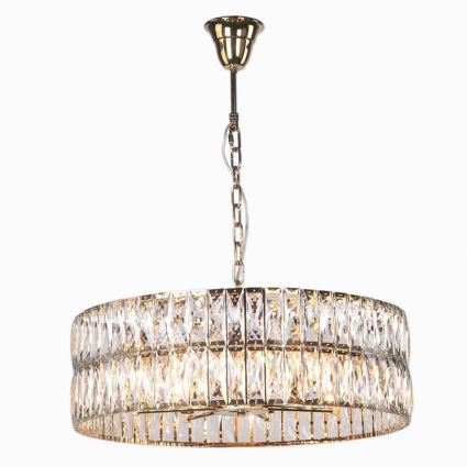 Подвесная люстра Newport 10125+3/C gold new М0065934 для гостиной, цвет золотой