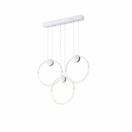 Подвесная светодиодная люстра Ambrella light Comfort Line FL10595 для гостиной площадью до 20 кв.м.,  в стиле Хай-тек