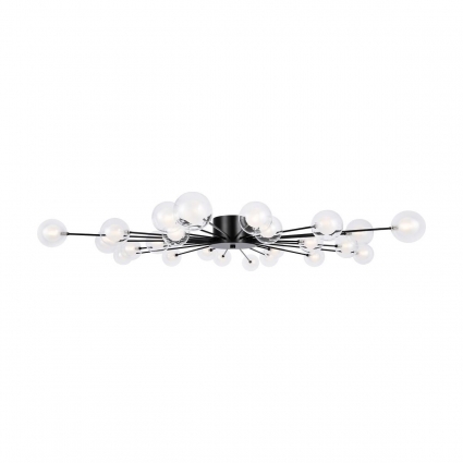 Потолочная люстра Freya Celebrity FR5242CL-24B1 для спальни, цвет черный,  в стиле модерн