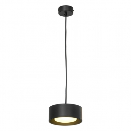 Подвесной светодиодный светильник Lussole Loft Lewisville LSP-7101 для спальни, цвет черный,  в стиле модерн