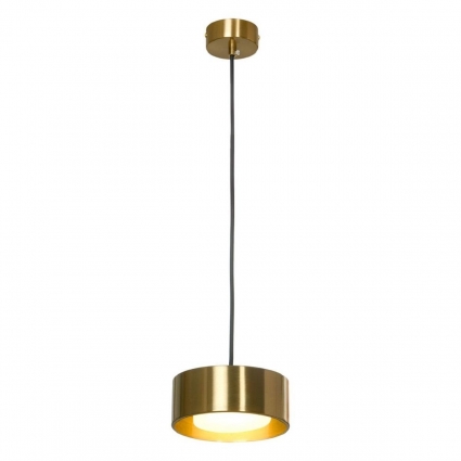 Подвесной светодиодный светильник Lussole Loft Lewisville LSP-7103 для спальни, цвет бронза,  в стиле модерн