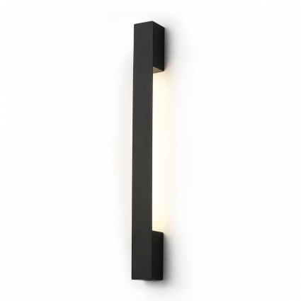 Настенный светодиодный светильник Ambrella light Wallers FW4412 для прихожей, цвет черный,  в стиле Хай-тек