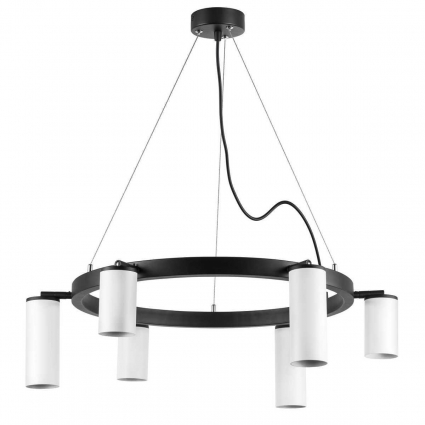 Подвесная люстра Lightstar Rullo (571016+214436-3+214486-3) LR016363863 для гостиной, цвет белый,  в современном стиле