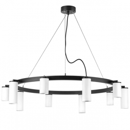 Подвесная люстра Lightstar Rullo (571020+214436-5+214486-5) LR020365865 для гостиной, цвет белый,  в современном стиле