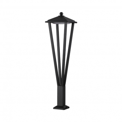 Уличный светодиодный светильник Odeon Light Nature Bearitz 6655/12GL на площадь до 5 кв.м., цвет черный,  в стиле Хай-тек