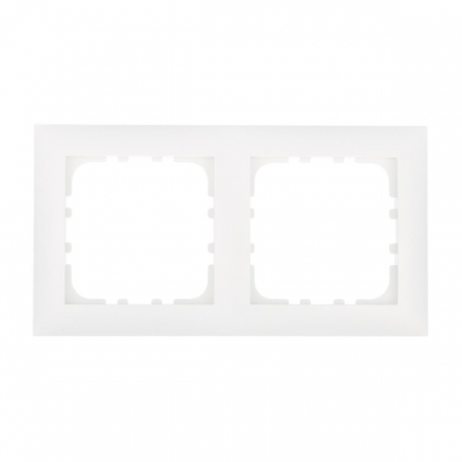 Рамка LK Studio 2-постовая (белый) LK60 864204-1, цвет белый