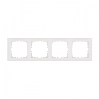 Рамка LK Studio 4-постовая (белый) LK60 864404-1, цвет белый