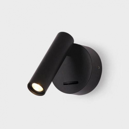 Светодиодный спот Italline IT08-8023 black 3000K для спальни, цвет черный,  в современном стиле