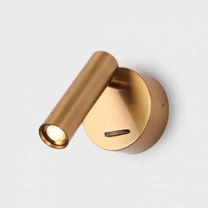 Светодиодный спот Italline IT08-8023 bronze 3000K для спальни, цвет бронза,  в современном стиле