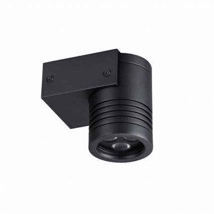 Уличный настенный светодиодный светильник Odeon Light Nature Stima 6648/6WL на площадь до 3 кв.м., цвет черный,  в современном стиле
