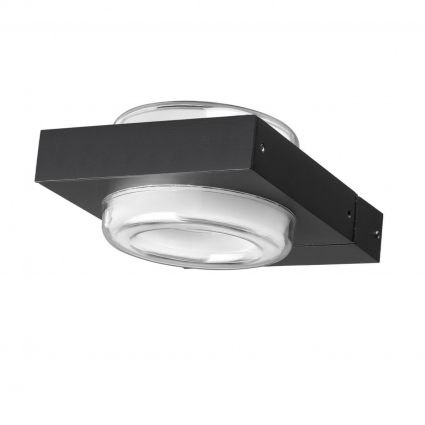 Уличный настенный светодиодный светильник Odeon Light Nature Vart 6654/6WL на площадь до 3 кв.м., цвет черный,  в стиле Хай-тек