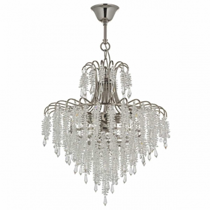 Подвесная люстра Arti Lampadari Erli E 1.5.50.105 N для гостиной, цвет никель