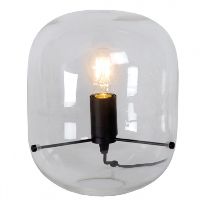 Настольная лампа Lucide Vitro 25510/24/60 для прихожей, цвет черный,  в современном стиле