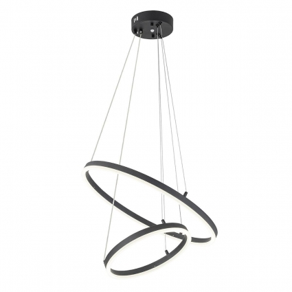 Подвесной светодиодный светильник Escada Void 10254/2LED Black APP для спальни площадью до 20 кв.м.,  в стиле Хай-тек