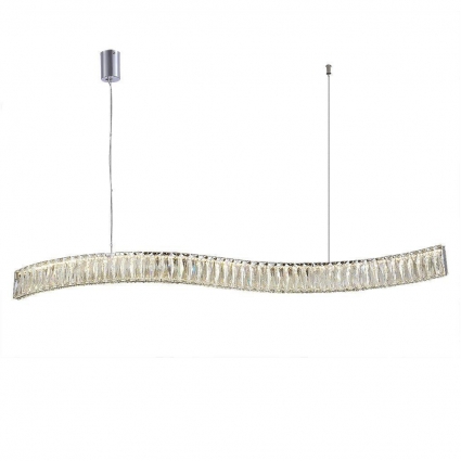 Подвесной светодиодный светильник Newport 8243/110 chrome М0068067 для гостиной, цвет хром,  в стиле модерн