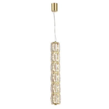 Подвесной светодиодный светильник Newport 8251/S gold new М0068118 для спальни, цвет золотой,  в стиле модерн