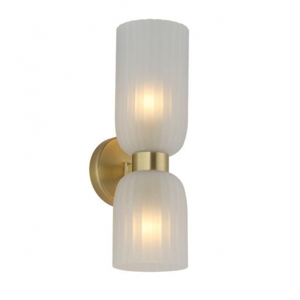 Бра Newport 3641/A brass М0068542 для спальни, цвет белый,  в стиле модерн