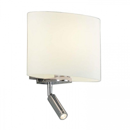 Бра Newport 14361/A white shade М0068787 для спальни, цвет белый,  в стиле модерн