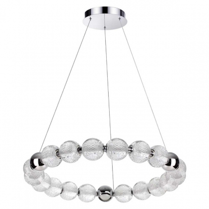 Подвесная люстра Odeon Light CRYSTAL 5007/60L на площадь до 23 кв.м., цоколь LED,  в стиле модерн
