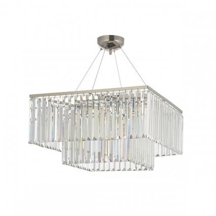 Подвесная люстра Arti Lampadari Enio E 1.5.70x25.101 NP для гостиной, цвет никель,  в стиле модерн