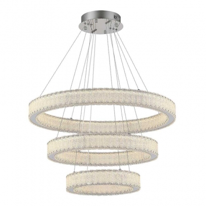 Подвесная люстра ST Luce LATOZZO SL6008.103.03 на площадь до 100 кв.м., цвет хром,  в стиле модерн