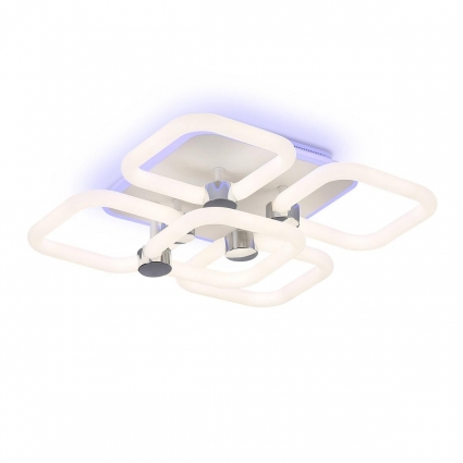 Потолочная светодиодная люстра Ambrella light Acrylica Original FA3861 для гостиной площадью до 12 кв.м.