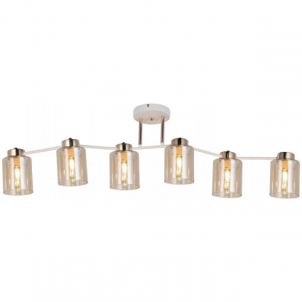 Потолочная люстра Illumico IL6111-6COU-79 WH GD для спальни площадью до 36 кв.м.