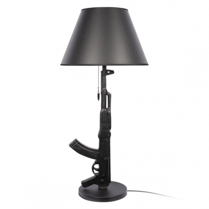 Настольная лампа Loft IT Arsenal 10136/B Dark grey, цвет антрацит,  в стиле арт-деко