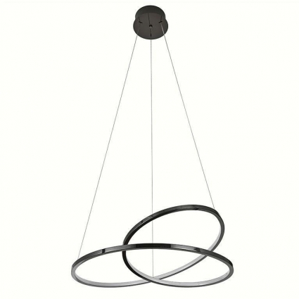Подвесной светодиодный светильник Newport 15202/S black glossy М0068826 для спальни, цвет черный,  в стиле модерн