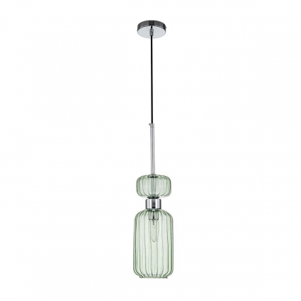 Подвесной светильник Escada Gloss 1141/1S Chrome/Green для кухни площадью до 3 кв.м.,  в стиле модерн