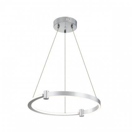 Подвесной светодиодный светильник Indigo Circolato 14015/1P Silver V000078L на площадь до 20 кв.м., цвет серебро,  в современном стиле