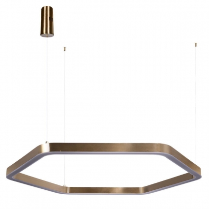 Подвесной светодиодный светильник Loft IT Titanium 10243L Gold для гостиной, цвет золотой,  в стиле Хай-тек