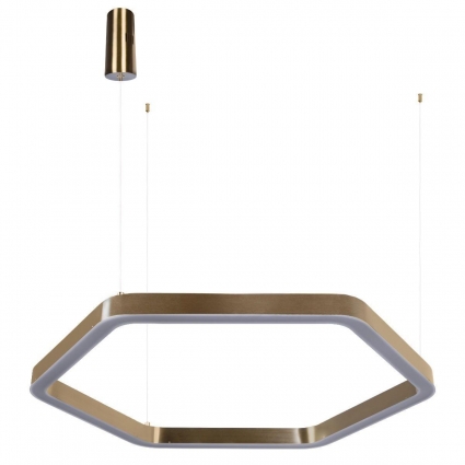 Подвесной светодиодный светильник Loft IT Titanium 10243M Gold для спальни, цвет золотой,  в стиле Хай-тек