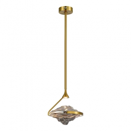 Подвесной светильник ST Luce AMARA SL6115.303.01 на площадь до 5 кв.м., цвет латунь,  в стиле модерн