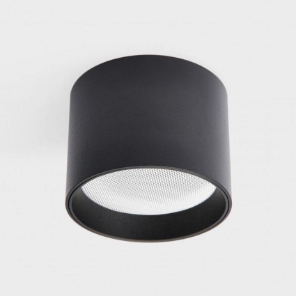 Потолочный светодиодный светильник Italline IT02-007 black 4000K для ванной, цвет черный,  в современном стиле