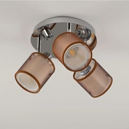 Спот Moderli Room V10627-3C для гостиной, цвет коричневый,  в стиле модерн
