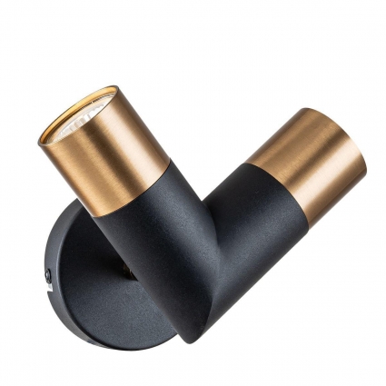 Бра Indigo Doppio 11036/2W Black V000454 для гостиной площадью до 3 кв.м.,  в стиле Хай-тек