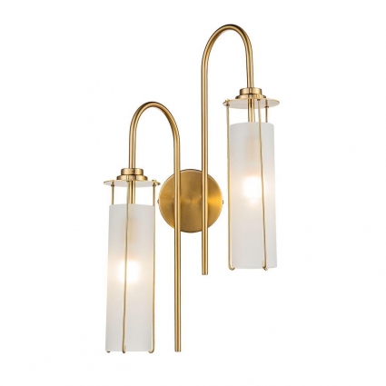 Бра Indigo Torcia 11038/2W Brass V000418 для кафе и ресторанов площадью до 4 кв.м.,  в современном стиле